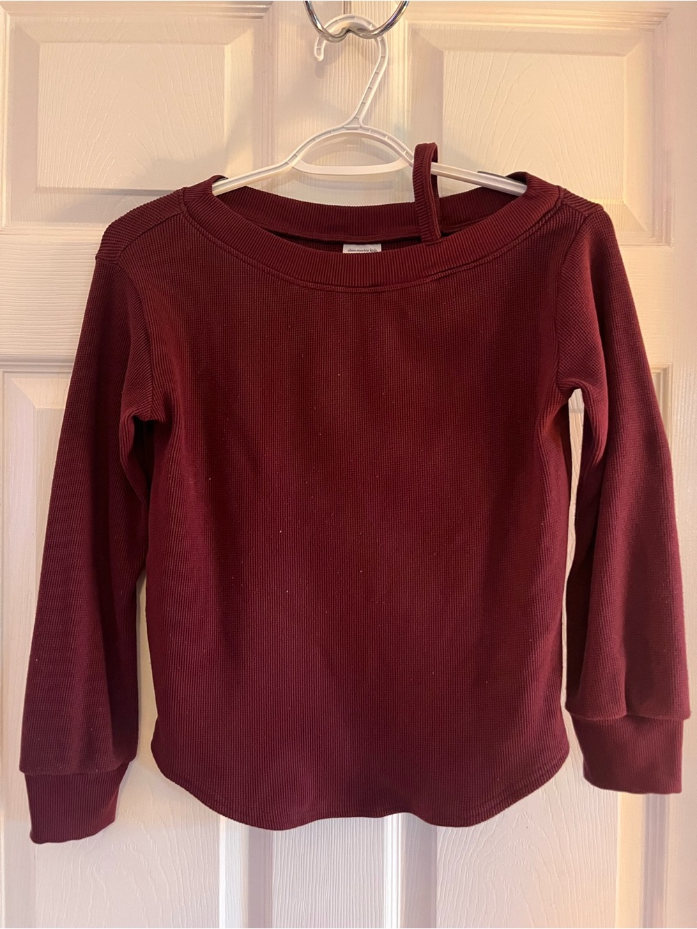 abercrombie kids Long Sleeve Thermal Top - Burgundy